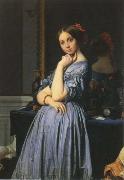 Jean-Auguste Dominique Ingres comtesse d haussonville oil painting